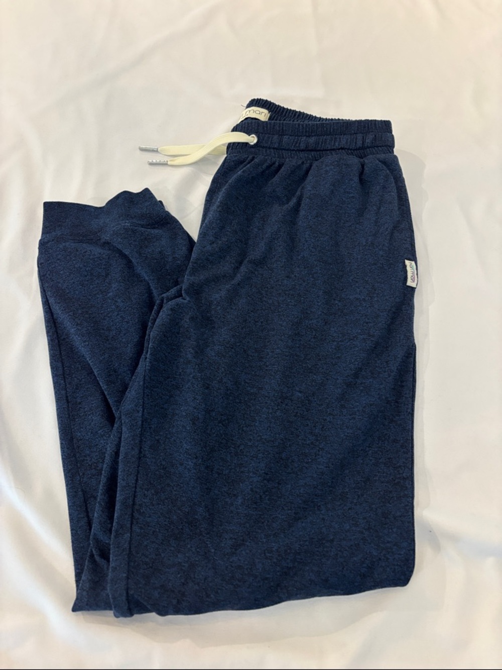 Hari Mari women’s black/navy joggers, size L